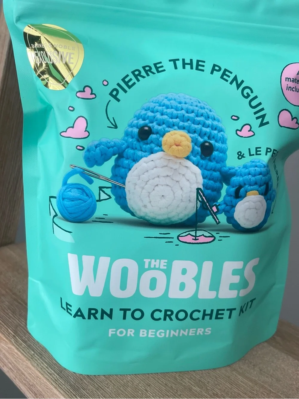 NEW The Woobles Pierre & Le Petit Pierre Crochet Kit – Beginner Level B&N Crafts